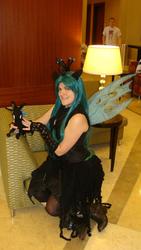 Size: 1080x1920 | Tagged: safe, queen chrysalis, human, g4, cosplay, irl, irl human, photo, solo