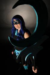 Size: 1360x2048 | Tagged: safe, nightmare moon, human, g4, cosplay, irl, irl human, photo, solo