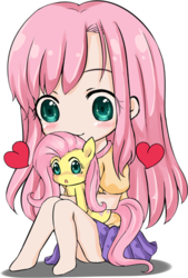 Size: 338x500 | Tagged: safe, artist:d-tomoyo, fluttershy, human, g4, barefoot, blushing, clothes, feet, human ponidox, humanized, simple background, skirt, transparent background