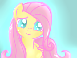 Size: 1600x1200 | Tagged: safe, artist:heavymetalbronyyeah, fluttershy, g4, female, smiling, solo