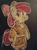 Size: 956x1280 | Tagged: safe, artist:thechalkponies, apple bloom, g4, chalk drawing, female, kallisti, monk, solo, traditional art