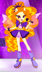 Size: 490x844 | Tagged: safe, adagio dazzle, equestria girls, g4, my little pony equestria girls: rainbow rocks, clothes, female, solo, underwear