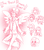 Size: 800x913 | Tagged: safe, artist:redmisa, applejack, discord, fluttershy, pinkie pie, rainbow dash, rarity, twilight sparkle, human, g4, season 4, horn, horned humanization, humanized, mane six, monochrome, princess discord, sparkles, twilight sparkle (alicorn), winged humanization, wings