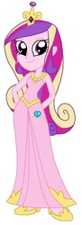 Size: 428x1172 | Tagged: dead source, safe, artist:rebelprincess59, dean cadance, princess cadance, equestria girls, g4, equestria girls-ified, female, simple background, solo, white background