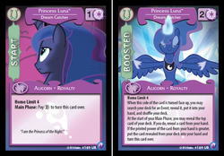 Size: 684x476 | Tagged: safe, princess luna, g4, canterlot nights, ccg, enterplay, female, mlp trading card game, solo