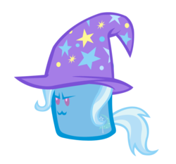 Size: 692x644 | Tagged: safe, artist:durpy, trixie, pony, unicorn, g4, :3, cute, female, mare, marshmallow, marshmallow pony, simple background, solo, transparent background