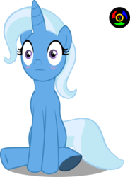 Size: 767x1040 | Tagged: safe, artist:kyoshyu, trixie, pony, unicorn, g4, blushing, female, mare, solo