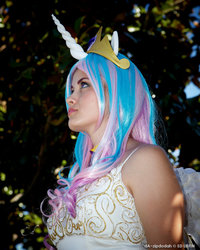 Size: 800x1000 | Tagged: safe, artist:missjonalyn, princess celestia, human, g4, cosplay, irl, irl human, photo, solo