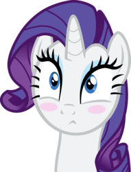 Size: 6761x8872 | Tagged: safe, artist:xxphantomxxx, rarity, pony, g4, simple ways, .svg available, absurd resolution, blush sticker, blushing, female, simple background, solo, transparent background, vector