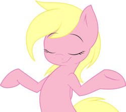 Size: 951x843 | Tagged: safe, derpy hooves, pinkie pie, pegasus, pony, g4, cute, derpy pie, female, mare, recolor, simple background, solo, transparent background, vector