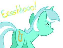 Size: 2048x1536 | Tagged: safe, artist:proponypal, lyra heartstrings, g4, background pony, butt, cute, female, fetish, nostrils, plot, sneezing, sneezing fetish, solo, spray