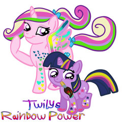 Size: 1000x1000 | Tagged: safe, artist:kuromi, princess cadance, g4, :t, bedroom eyes, cute, filly, heart, looking at you, mouth hold, pose, rainbow power, rainbow power-ified, raised leg, smiling, spread wings, teen princess cadance, weapons-grade cute