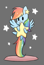 Size: 688x1000 | Tagged: safe, artist:joycall6, rainbow dash, g4, design, female, solo, stars, tangible heavenly object