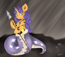 Size: 600x520 | Tagged: safe, artist:astralispl, oc, oc only, oc:kaynah, lamia, original species, snake pony, solo