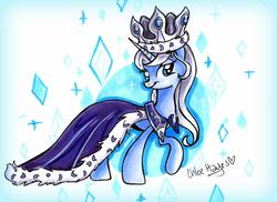 Size: 1738x1262 | Tagged: safe, artist:frostykat13, princess platinum, g4, female, solo, traditional art