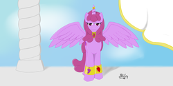 Size: 6000x3000 | Tagged: safe, artist:miikymod, berry punch, berryshine, alicorn, pony, g4, alicornified, berrycorn, female, race swap, solo