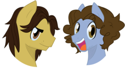 Size: 4206x2313 | Tagged: safe, artist:gray-gold, artist:nolycs, pony, arin hanson, dan avidan, danny sexbang, egoraptor, game grumps, happy, looking at you, male, open mouth, ponified, simple background, stallion, teeth, transparent background