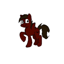 Size: 500x500 | Tagged: safe, artist:eggrole7, oc, oc only, oc:maroon, pegasus, pony, glasses, male, maroon, simple background, solo, spread wings