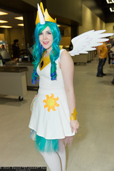 Size: 1365x2048 | Tagged: safe, artist:princesschuchi, princess celestia, human, g4, cosplay, irl, irl human, photo