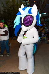 Size: 1365x2048 | Tagged: safe, dj pon-3, vinyl scratch, human, g4, cosplay, fursuit, irl, irl human, photo