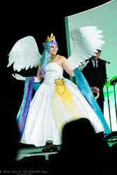 Size: 1365x2048 | Tagged: safe, artist:chochomaru, princess celestia, human, g4, cosplay, irl, irl human, photo