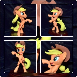 Size: 1204x1204 | Tagged: safe, artist:soulren, applejack, g4, 3d print, irl, photo, sculpture, solo