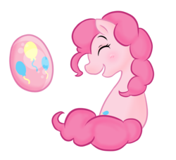 Size: 898x820 | Tagged: safe, artist:hpwendiz, pinkie pie, g4, balloon, female, solo