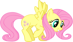 Size: 4774x2814 | Tagged: safe, artist:liggliluff, fluttershy, g4, female, simple background, solo, transparent background, vector