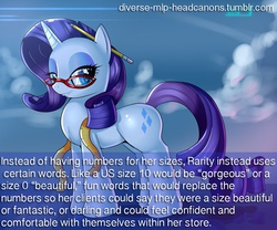 Size: 979x816 | Tagged: safe, artist:skyart301, rarity, g4, diverse-mlp-headcanons, female, headcanon, pony confession, solo