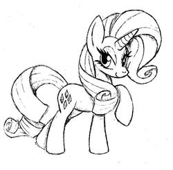 Size: 898x884 | Tagged: safe, artist:trippiehippie, rarity, g4, female, monochrome, solo