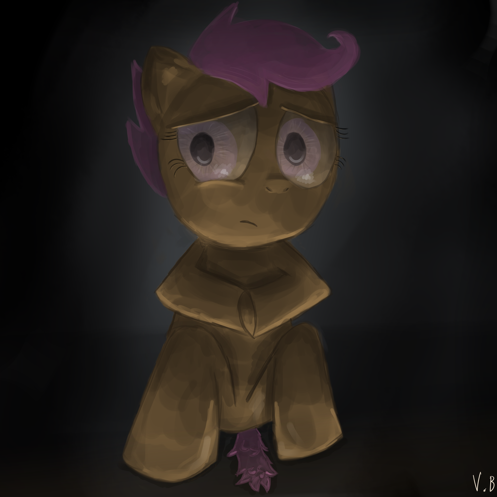 621168 Safe Artistvovab Scootaloo G4 Abandoned Alone Female High Res Sad Scootasad 7956