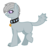 Size: 554x557 | Tagged: safe, artist:unoriginai, oc, oc only, oc:granite, diamond dog, earth pony, hybrid, pony, goddamnit unoriginai, interspecies offspring, offspring, parent:marble pie, parent:rover, parents:marbrover, simple background, solo, white background