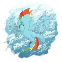 Size: 868x874 | Tagged: artist needed, safe, rainbow dash, g4, female, solo