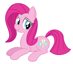 Size: 1094x960 | Tagged: safe, artist:hip-indeed, fluttershy, pinkie pie, g4, female, fusion, solo
