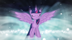 Size: 3840x2160 | Tagged: safe, artist:a01421, artist:aelioszero, twilight sparkle, alicorn, pony, g4, female, high res, mare, solo, twilight sparkle (alicorn), vector, wallpaper