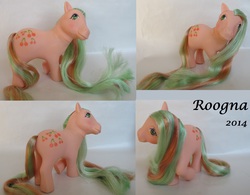 Size: 1763x1377 | Tagged: safe, artist:roogna, cherries jubilee, g1, customized toy, irl, photo, solo, toy
