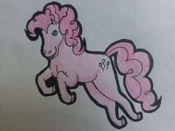 Size: 1024x768 | Tagged: safe, artist:alexisdragonstorm, pinkie pie, g4, female, solo, traditional art