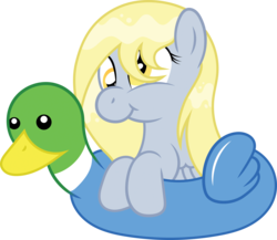 Size: 2265x1964 | Tagged: safe, artist:t-3000, derpy hooves, pegasus, pony, g4, cute, derpabetes, female, floating, floaty, inflatable, inner tube, mare, pool toy, simple background, smiling, solo, transparent background, wet, wet mane
