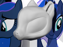 Size: 1500x1140 | Tagged: safe, artist:selenophile, princess luna, g4, 3d, wip