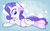 Size: 1150x721 | Tagged: safe, artist:dorableponies, rarity, pony, unicorn, g4, ageplay, clothes, colored pupils, cute, diaper, female, mare, non-baby in diaper, socks, solo