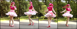 Size: 1280x485 | Tagged: safe, artist:shinashia, pinkie pie, human, g4, cosplay, irl, irl human, photo