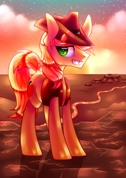 Size: 1642x2319 | Tagged: safe, artist:tidalwav-3, braeburn, g4, grin, male, smiling, solo