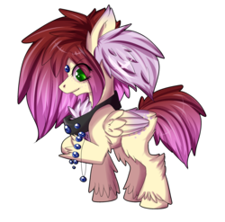 Size: 2325x2300 | Tagged: safe, artist:azrealrou, oc, oc only, oc:hel, female, filly, fluffy, foal, high res, solo, unshorn fetlocks, valkyrie pony