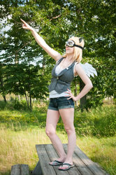 Size: 2848x4288 | Tagged: safe, derpy hooves, human, g4, cosplay, goggles, irl, irl human, photo, solo