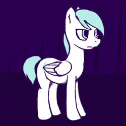 Size: 600x600 | Tagged: safe, artist:runny pen, oc, oc only, oc:rainy day, legends of equestria, miserable, solo