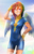 Size: 1917x3000 | Tagged: safe, artist:chika_rosio, rainbow dash, human, g4, female, goggles, humanized, solo, winged humanization, wonderbolt trainee uniform