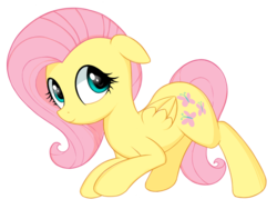 Size: 1804x1359 | Tagged: safe, artist:kas92, fluttershy, g4, cute, female, floppy ears, shyabetes, simple background, solo, transparent background