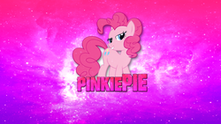 Size: 2732x1536 | Tagged: safe, artist:jamesg2498, artist:kooner-cz, pinkie pie, g4, bedroom eyes, female, solo, vector, wallpaper