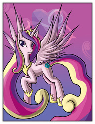 Size: 773x1000 | Tagged: safe, artist:xexus, princess cadance, alicorn, pony, g4, female, mare, solo