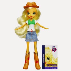 Size: 600x600 | Tagged: safe, applejack, equestria girls, g4, official, boots, brushable, cowboy boots, doll, female, hat, solo, toy